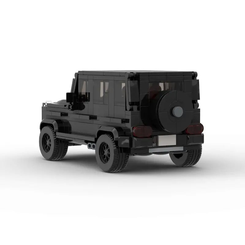 408-Piece Black Classic G-Wagon G63 Racing Car Building Block Set