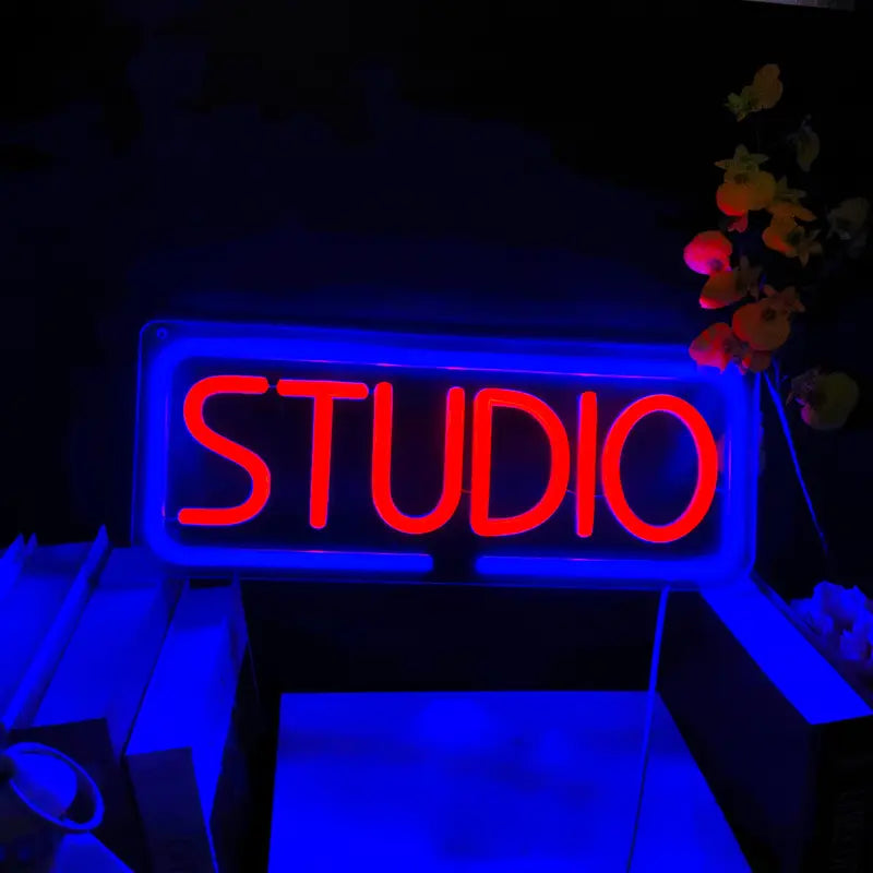 "STUDIO" LED Neon Sign – USB Powered