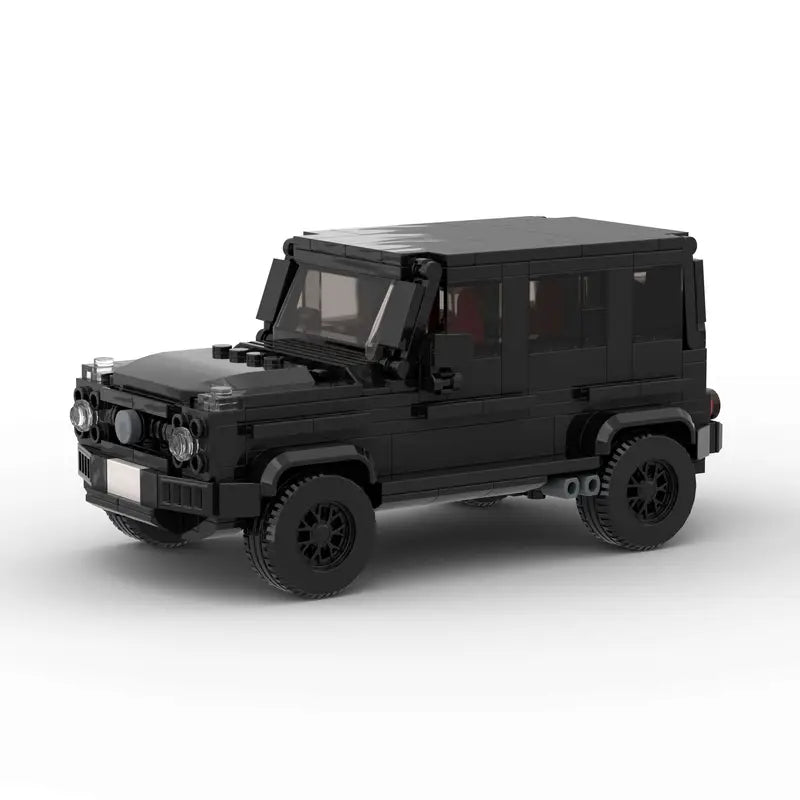 408-Piece Black Classic G-Wagon G63 Racing Car Building Block Set