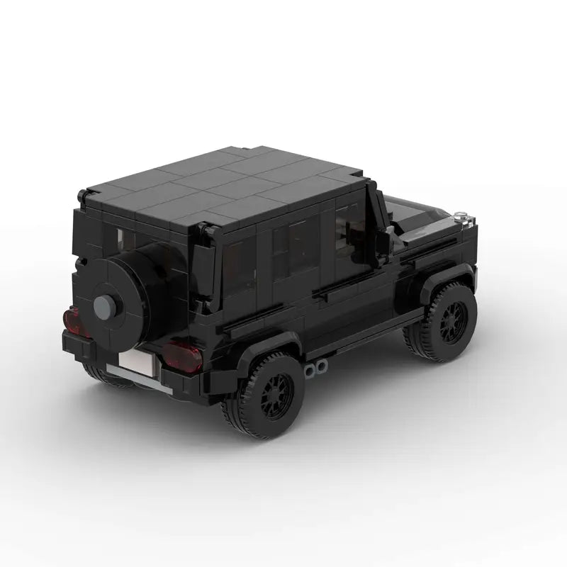 408-Piece Black Classic G-Wagon G63 Racing Car Building Block Set