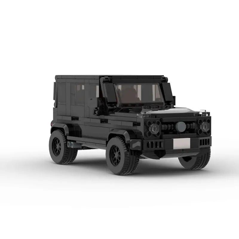 408-Piece Black Classic G-Wagon G63 Racing Car Building Block Set
