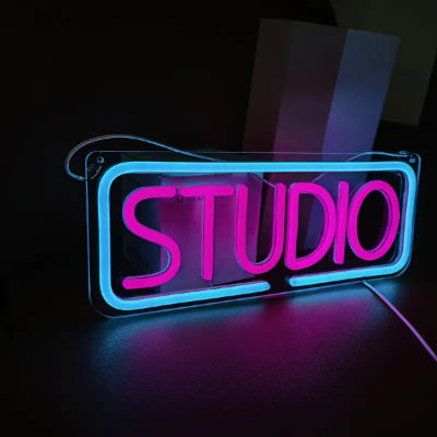 "STUDIO" LED Neon Sign – USB Powered