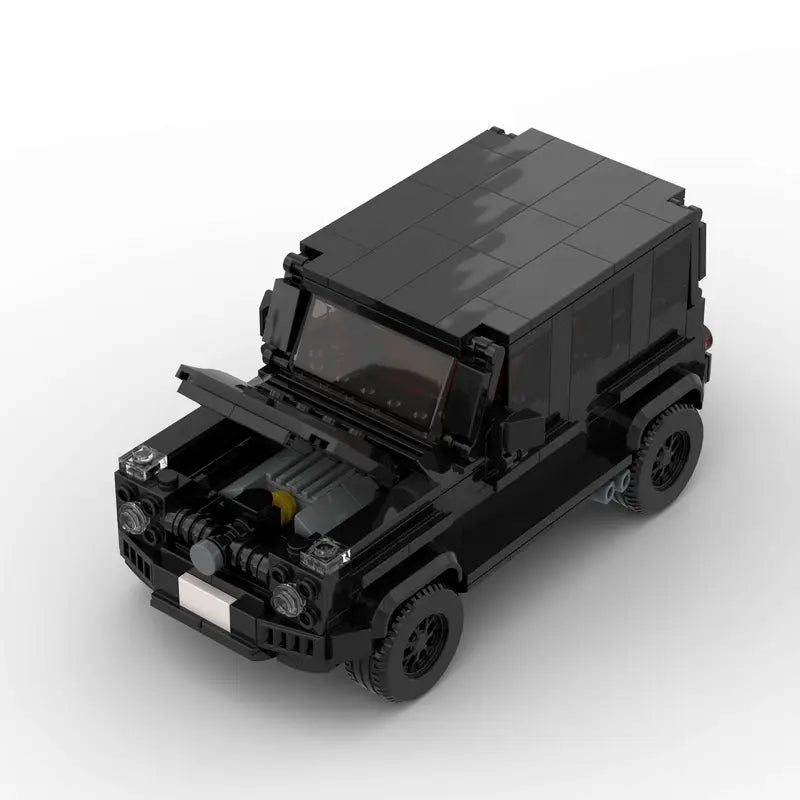 408-Piece Black Classic G-Wagon G63 Racing Car Building Block Set